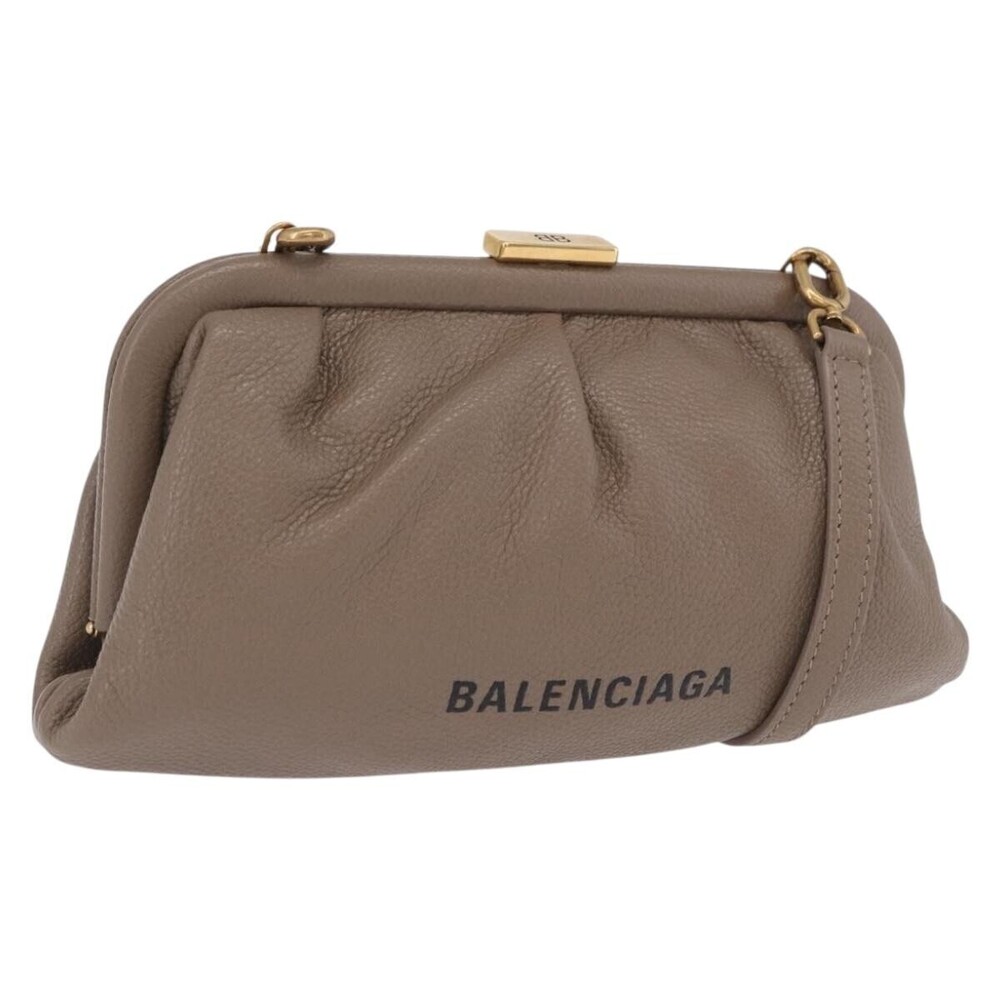 Balenciaga Cloud Clutch Leather XS